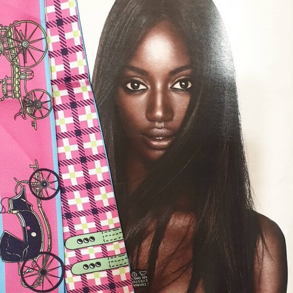 Skinny Scarf Fashion Women Wrap Hand Bag Accessory Hair Tie Luxe Trendy Gift - Picture 1 of 1